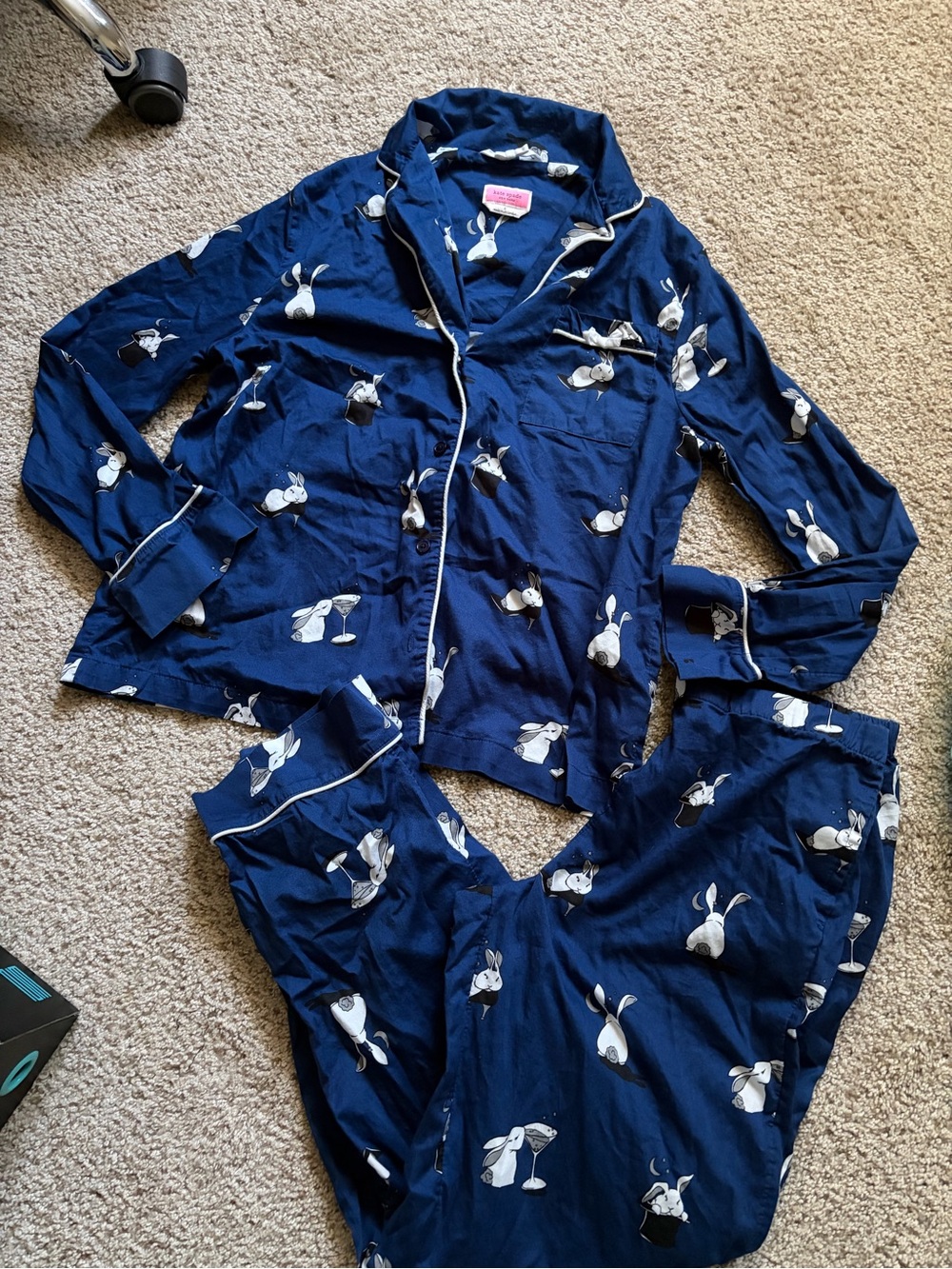 kate spade magician rabbit pajamas
